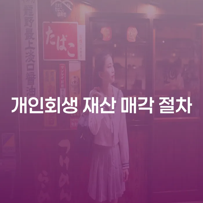 개인회생 재산 매각 절차를 알면 당신의 미래가 보입니다!